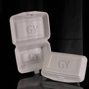 Boîte alimentaire Boîtes à lunch jetables en mousse Récipients alimentaires en mousse Boîtes alimentaires en polystyrène Boîte à grille plate Récipients alimentaires jetables en mousse - Product Image 3