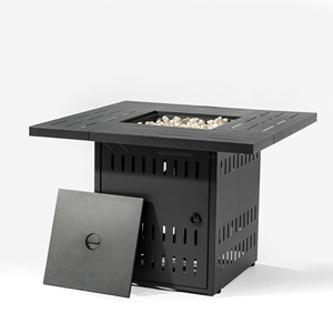 Durable Metal Propane Gas <b>Fire</b> Pit <b>Table</b> Indoor/<b>Outdoor</b> <b>Fire</b> Bowl for Patio & Garden Parties - Product Image 4
