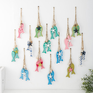 Décoration murale en bois de style méditerranéen, ensemble de plusieurs pièces, thème océan - Product Image 2