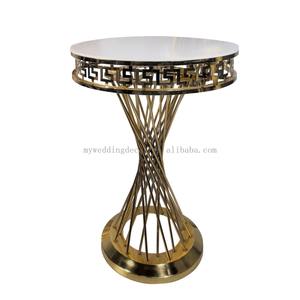 Décorations d'arche de mariage moderne K51, cadre en métal doré de 90 cm, support à fleurs pour accessoires de dîner aux chandelles - Product Image 5