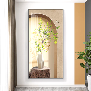 Pintura <span class=keywords><strong>de</strong></span> Porcelana <span class=keywords><strong>de</strong></span> Cristal Impresa en Alta Definición, Decoración Moderna para el Hogar con Diseño 3D <span class=keywords><strong>de</strong></span> Árboles y Plantas, Estilo Nórdico, Venta al Por Mayor <span class=keywords><strong>de</strong></span> Alta Calidad - Product Image 5