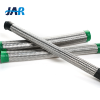 JAR Tuyau de connecteur en cuivre tressé flexible résistant aux hautes températures Tuyau flexible en acier inoxydable à l'intérieur