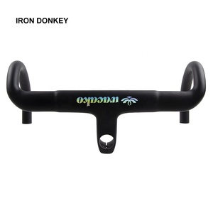<span class=keywords><strong>Manillar</strong></span> de Bicicleta de <span class=keywords><strong>Carretera</strong></span> <span class=keywords><strong>Plano</strong></span> IRONDONKEY Toray Carbon T1000 Ecológico con Enrutamiento Interno y Gestión Oculta de Cables - Product Image 6