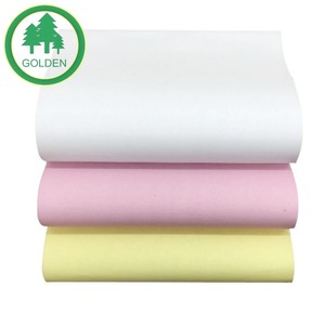 Papier autocopiant NCR 50 g/m² CB‑CF‑CFB 2-3 plis en pâte vierge pour formulaires de factures commerciales – Meilleure vente en Équateur - Product Image 1