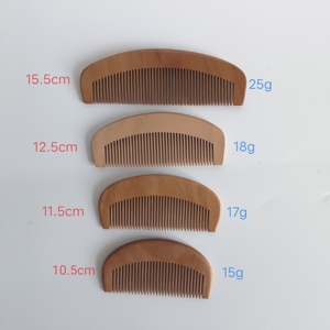 Pettine Antipidocchi in Bambù Naturale Ecologico, Design Confortevole, Vari Stili, <span class=keywords><strong>per</strong></span> Uso Domestico - Product Image 2