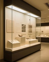 Lemari & Etalase Museum Kaca Kustom dengan Lampu LED - Merek GZowin, Furnitur Showroom yang Tahan Lama & Berkualitas Tinggi