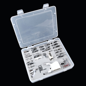 Kit de pieds presseurs pour machine à coudre, tricoter et crocheter, pour points invisibles et reçus, 32/42/48/52 pièces - Product Image 6