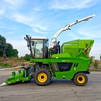 Moissonneuse-batteuse automotrice robuste 9QS-2800W pour ensilage de maïs et alimentation du bétail, avec moteur de 400 CV et haute productivité