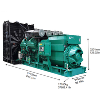 Générateur diesel ByCummins 2000 kW 2500 kVA, triphasé 400/230 V 50 Hz, pour champs pétrolifères, mines, usines, centres de données, ISO CE