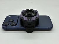 Kipas Semikonduktor Pendingin Ponsel dengan Layar LED Penunjuk Suhu, Kompatibel iPhone//Android