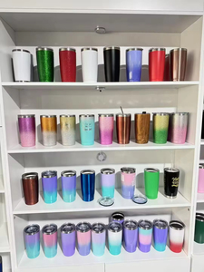 Custom logo 20 oz Vacuum Tumblers Wholesale Bulk 20oz Stainless Steel Tumbler Double Wall Travel Coffee Mug <b>with</b> Lid and <b>Straw</b> - Product Image 3