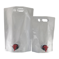 Sac aseptique de qualité alimentaire en aluminium avec valve papillon pour l'emballage liquide de vin, de bière et de jus