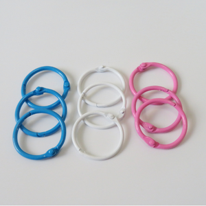 Precio de <span class=keywords><strong>descuento</strong></span> de alta calidad Oficina Colorido DIY Llavero Metal Wire Loop Binding Ring - Product Image 5
