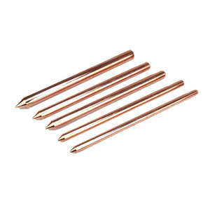 Varilla de Tierra de Acero Revestido de Cobre para Instalaciones de Protección contra Rayos en Edificios y Uso Industrial - Product Image 5