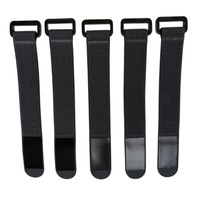 Bracelet personnalisé en polyester/nylon coloré avec fermeture auto-agrippante, imperméable, élastique, brodé sur une seule face, avec adhésif puissant, Zhisheng