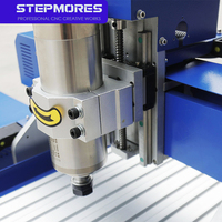 Expédition immédiate : Mini-machine CNC 3040 avec routeur graveur RichAuto/DSP, un seul port Ethernet, moteur pour usine, prix spécial 2026