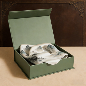 Caja Magnética de Lujo Personalizada, Decorada Estilo Libro, con Laminado Mate y Estampado en Dorado para Joyería y Empaque de Boutique - Product Image 2