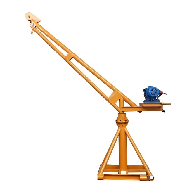 100-1000kg Construction Equipment Small Electric Hoist Lifting Arm Mini Crane for Sale