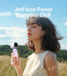 Diveblues Ventilatore <span class=keywords><strong>Portatile</strong></span> 3-in-1 da Esterno, Mini Jet Turbo, Potente Ventilatore <span class=keywords><strong>Portatile</strong></span>, <span class=keywords><strong>Condizionatore</strong></span> d'Aria Palmare, Ventilatore a 5 Velocità Pieghevole, Alimentazione Elettrica 4000mAh - Product Image 6