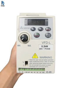 Variador de Frecuencia Original VFD002L21A, 0.2KW, 220V, Monofásico, para Sistemas de Transporte en Automatización Industrial - Product Image 1