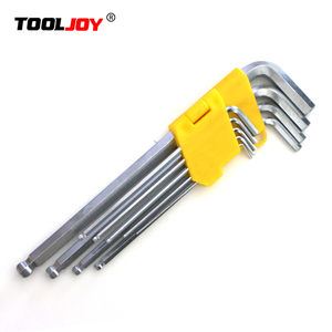 Matt <span class=keywords><strong>Chrome</strong></span> Thêm Cánh Tay Dài 9Pcs Flat End Hexagon Đa Chức Năng CRV Hex Key L-Loại Vuông Pin Key <span class=keywords><strong>Kit</strong></span> Hexagon Allen Cờ Lê Bộ - Product Image 6
