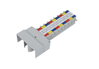 Barfuse 42W/48W/54W/60W/66W Barre omnibus en cuivre en forme d'arête de poisson pour montage de disjoncteurs miniatures (MCB) dans une boîte de distribution