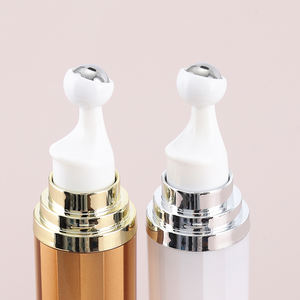 M026 มีสินค้าในสต็อก 15 มล. 20 มล. สีขาวทอง คุณภาพสูง ขวดเครื่องสำอางแบบ OEM บรรจุภัณฑ์เครื่องสำอาง ขวดเปล่าสำหรับบรรจุภัณฑ์ - Product Image 2