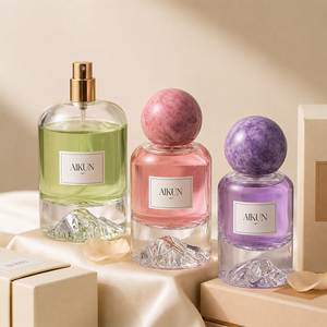 ชุดน้ำหอม Aikun ขนาด 50 มล. บรรจุในขวดแก้วทรงกระบอก พร้อมสติกเกอร์ติดกล่องลายสวย ติดทนนาน เหมาะสำหรับร้านตกแต่ง ผลิตจำนวนน้อย รับผลิตกลิ่นตามสั่งได้อย่างรวดเร็ว - Product Image 2