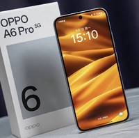 Smartphone OPPO A6 Pro 5G original, écran AMOLED 6,57 pouces, processeur Dimensity 7300, batterie 7000 mAh, résistant aux chutes et étanche