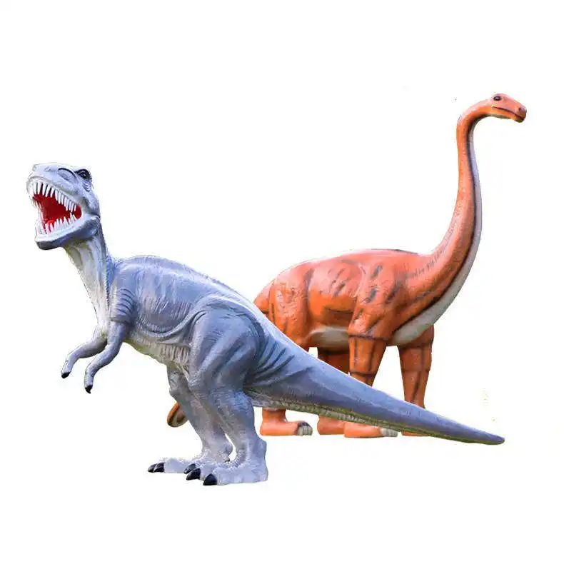 Công viên ngoài trời trung tâm trang trí điêu khắc khủng long lớn có thể được tùy chỉnh kích thước