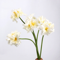 Vente directe usine – Branches de fleurs artificielles en polyuréthane Clivia Gladiolus pour décoration, accessoires de photographie de mariage et maison
