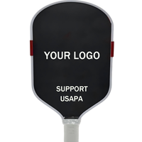 Vente d'usine, raquette de pickleball de haute qualité 14/16 mm, approuvée par l'USAPA, logo personnalisé, raquette de pickleball pour les sports de plein air, vente en gros