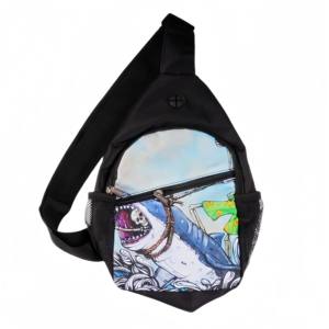 Sac à dos à bandoulière en polyester durable Imprimés d'animaux Vierge Marie Guadalupe Sac de poitrine détachable à fermeture éclair Mode étanche - Product Image 4