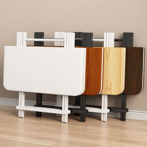 <span class=keywords><strong>Table</strong></span> à manger carrée moderne minimaliste pliable et portable pour une utilisation à domicile dans les petits appartements et les logements locatifs - Product Image 3