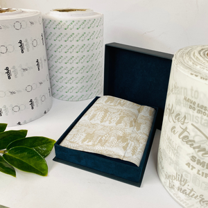 Custom 17g <b>White</b> Cotton Coated Fancy <b>Paper</b> Moisture-Proof Translucent Kraft for Clothes Shoes <b>Wrapping</b> Art <b>Paper</b> Production - Product Image 1