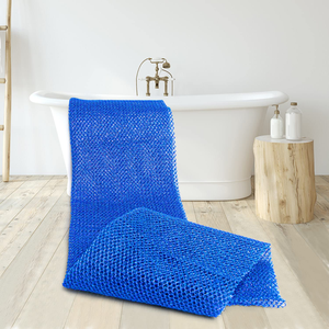 Éponge de bain africaine longue en nylon pour le corps et le dos, exfoliante et flexible - Product Image 4