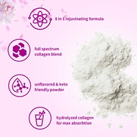 Poudre de collagène hydrolysé OEM avec vitamine C, sans OGM, facile à dissoudre pour le soutien de la peau et des articulations - Direct usine et faible MOQ