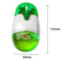 Souris optique Aqua rechargeable Bluetooth avec souris liquide de type C d'impression de logo personnalisé flottant Panda