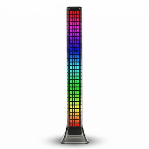Nueva Barra <span class=keywords><strong>de</strong></span> Luz RGB 3D con Ritmo Musical, Lámpara Ambiental LED <span class=keywords><strong>de</strong></span> Colores para Decoración <span class=keywords><strong>de</strong></span> Habitaciones <span class=keywords><strong>de</strong></span> Juegos y Automóviles - Product Image 1