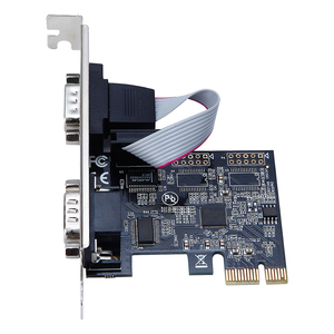 IOCREST PCIe Dual-Seriell-Karte mit <span class=keywords><strong>ASIX</strong></span> AX99100 Chip, 2x RS232 DB9 Ports, 25Mbps Industrie-Adapter, FCC-zertifiziert für Windows/Linux, geringer Stromverbrauch - Product Image 6