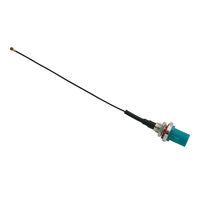 Câble d'antenne de voiture étanche FAKRA Water Blue Z Jack vers IPEX 1ère génération MHF1 Plug RF0.81 Coaxial Pigtail 50 Ohm DC-6GHz