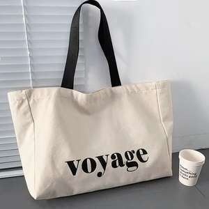 <span class=keywords><strong>Sac</strong></span> fourre-tout en toile imprimé de lettres simples de grande capacité <span class=keywords><strong>Sac</strong></span> <span class=keywords><strong>à</strong></span> <span class=keywords><strong>main</strong></span> Ins de <span class=keywords><strong>livre</strong></span> d'étudiant du fabricant pour le shopping de voyage en plein air - Product Image 1