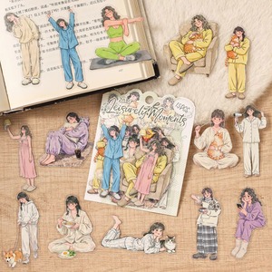 สติกเกอร์ 15 ชิ้นต่อแพ็ค ชุดสติกเกอร์ "ช่วงเวลาในชีวิตประจำวัน" สำหรับเด็ก ใช้ตกแต่งสมุดแพลนเนอร์ - Product Image 1