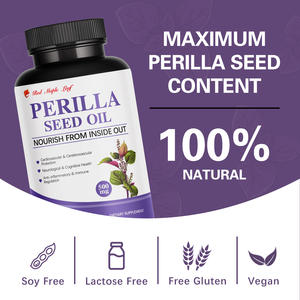 Cápsulas <span class=keywords><strong>de</strong></span> Aceite <span class=keywords><strong>de</strong></span> <span class=keywords><strong>Semilla</strong></span> <span class=keywords><strong>de</strong></span> Perilla 500mg |   Suplemento Omega Vegano Natural para la Salud Cardiovascular y Cognitiva, Sin GMO - Product Image 3