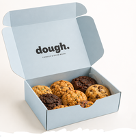 Boîte d'emballage en carton ondulé personnalisée pour boulangerie, boîte en papier de qualité alimentaire pour biscuits, gâteaux, beignets, à emporter avec logo