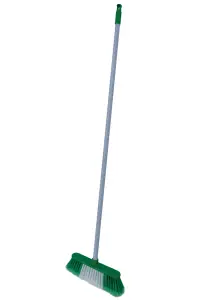 Size 27*11.5cm Fiber 7.5cm Stick 1.2m Indoor And Outdoor Cleaning Plastic Broom Long Handle Broom