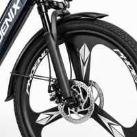 Vélo électrique de 26 pouces, 350W, 48V, trois modes de conduite, autonomie de 50-60 km, cadre en acier à haute teneur en carbone, vélo de ville