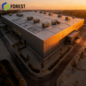 Grands entrepôts en acier préfabriqués pour le stockage industriel Centre logistique - Product Image 1