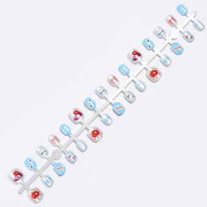 30 <span class=keywords><strong>Uñas</strong></span> <span class=keywords><strong>Postizas</strong></span> <span class=keywords><strong>para</strong></span> Niños, Lindas <span class=keywords><strong>Uñas</strong></span> de Dibujos Animados de ABS, <span class=keywords><strong>Uñas</strong></span> <span class=keywords><strong>Postizas</strong></span> Cortas Cuadradas Pre-encoladas, Puntas de <span class=keywords><strong>Uñas</strong></span> Reutilizables Seguras - Product Image 1