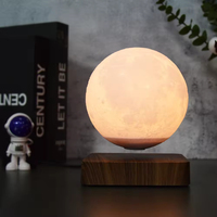 Lampe Lune Lévitation Magnétique, Veilleuse Luna Flottante pour Décoration Maison et Bureau